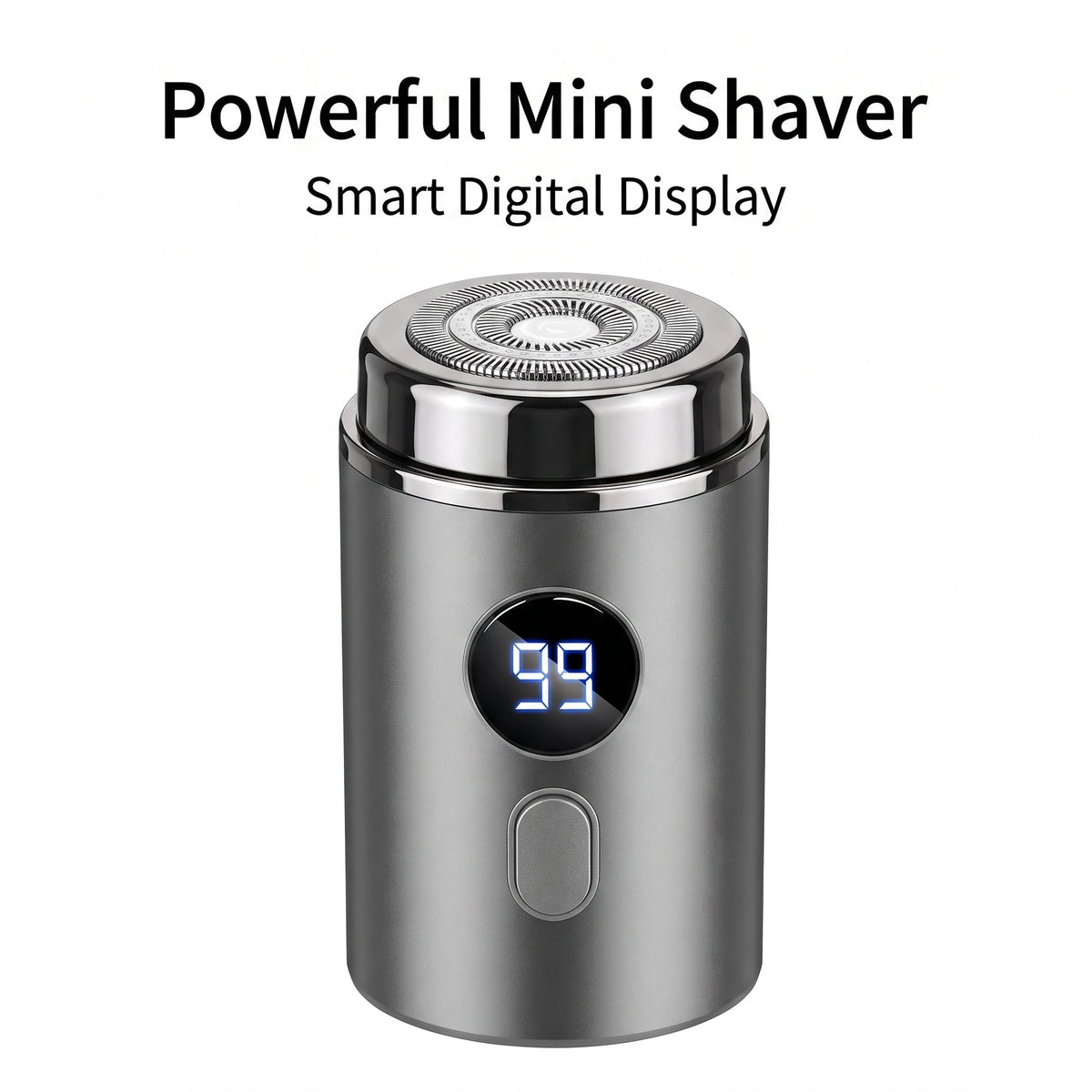 🔥Hot Promotion 49% OFF🔥Powerful Mini Electric Shaver With Digital Display
