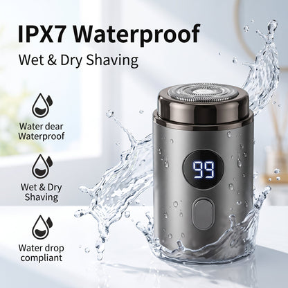 🔥Hot Promotion 49% OFF🔥Powerful Mini Electric Shaver With Digital Display